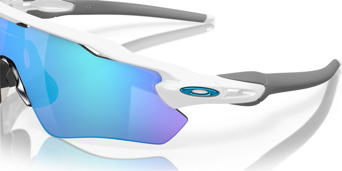 Radar EV Path Team Colors Sunglasses Polished White - Prizm Sapphire Lens