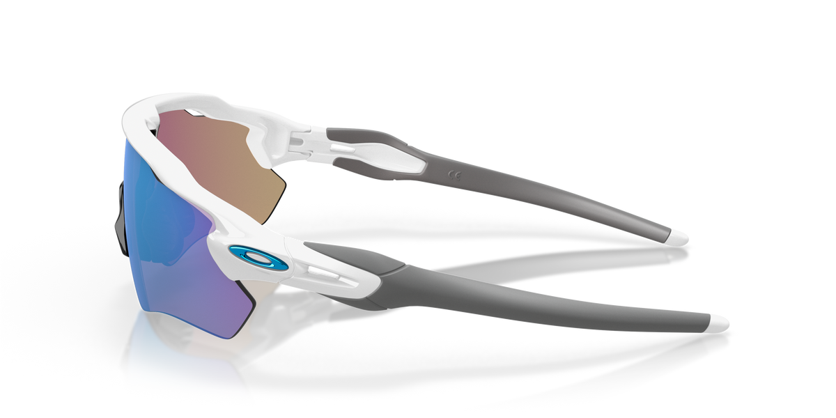 Radar EV Path Team Colors Sunglasses Polished White - Prizm Sapphire Lens