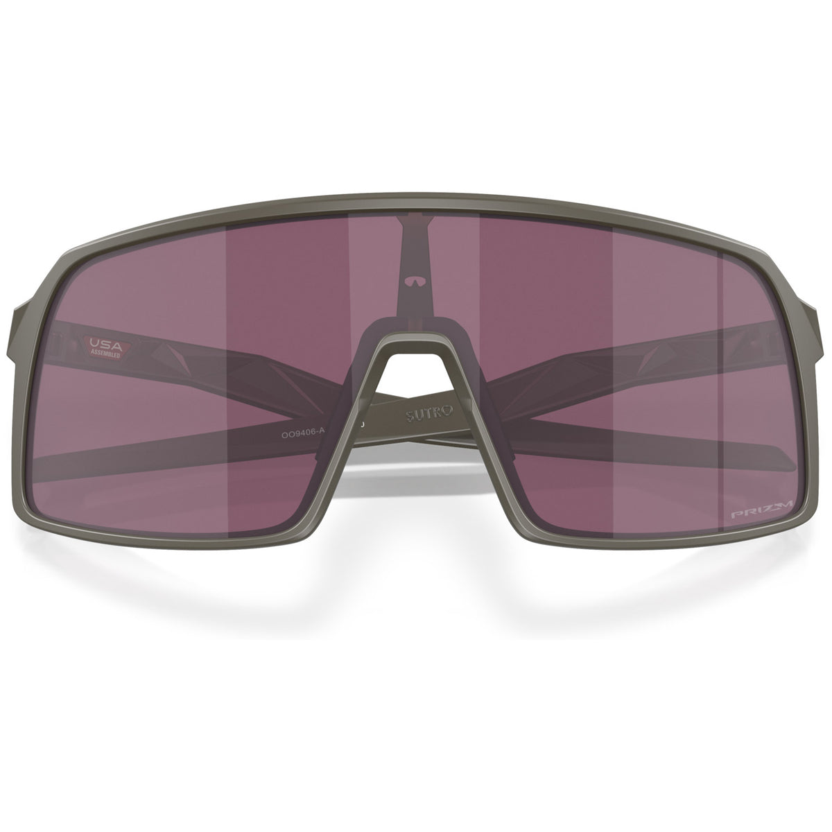 Sutro Sunglasses Matte Olive - Prizm Road Black Lens