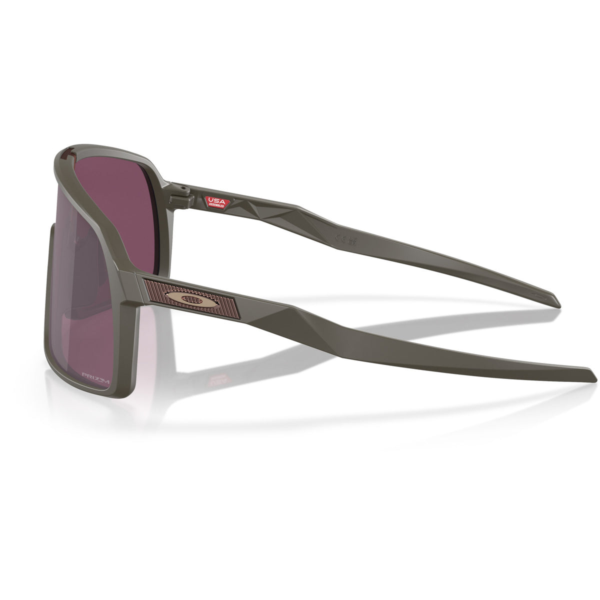Sutro Sunglasses Matte Olive - Prizm Road Black Lens