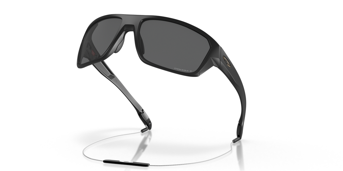 Split Shot Sunglasses Matte Black - Prizm Black Polarized Lens