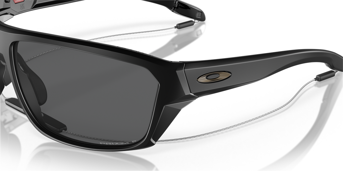 Split Shot Sunglasses Matte Black - Prizm Black Polarized Lens