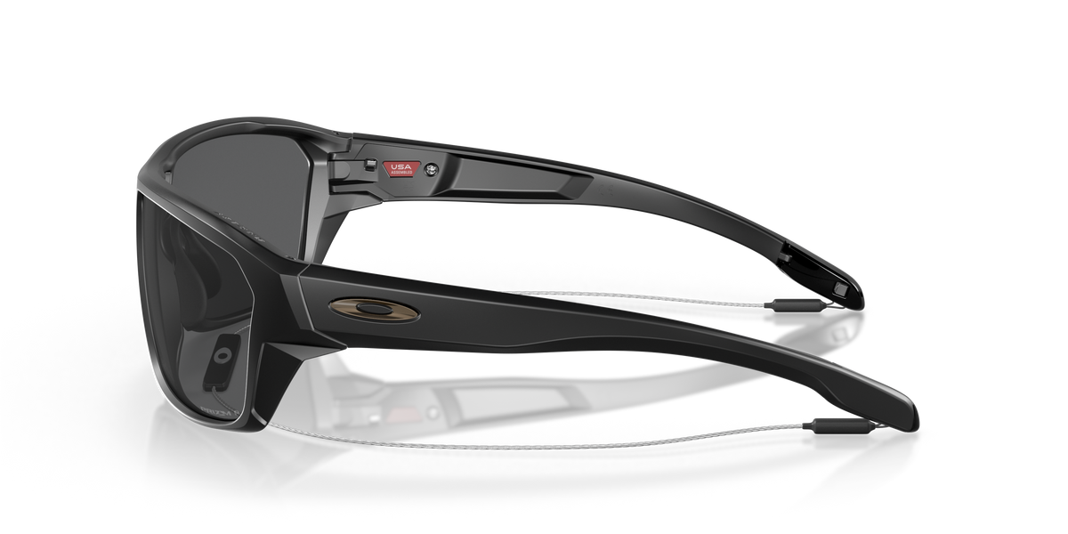 Split Shot Sunglasses Matte Black - Prizm Black Polarized Lens