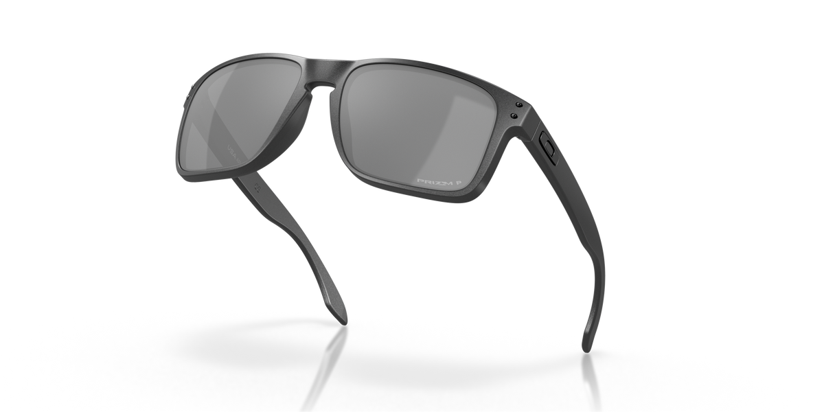 Holbrook XL Sunglasses Steel - Prizm Black Polarized Lens