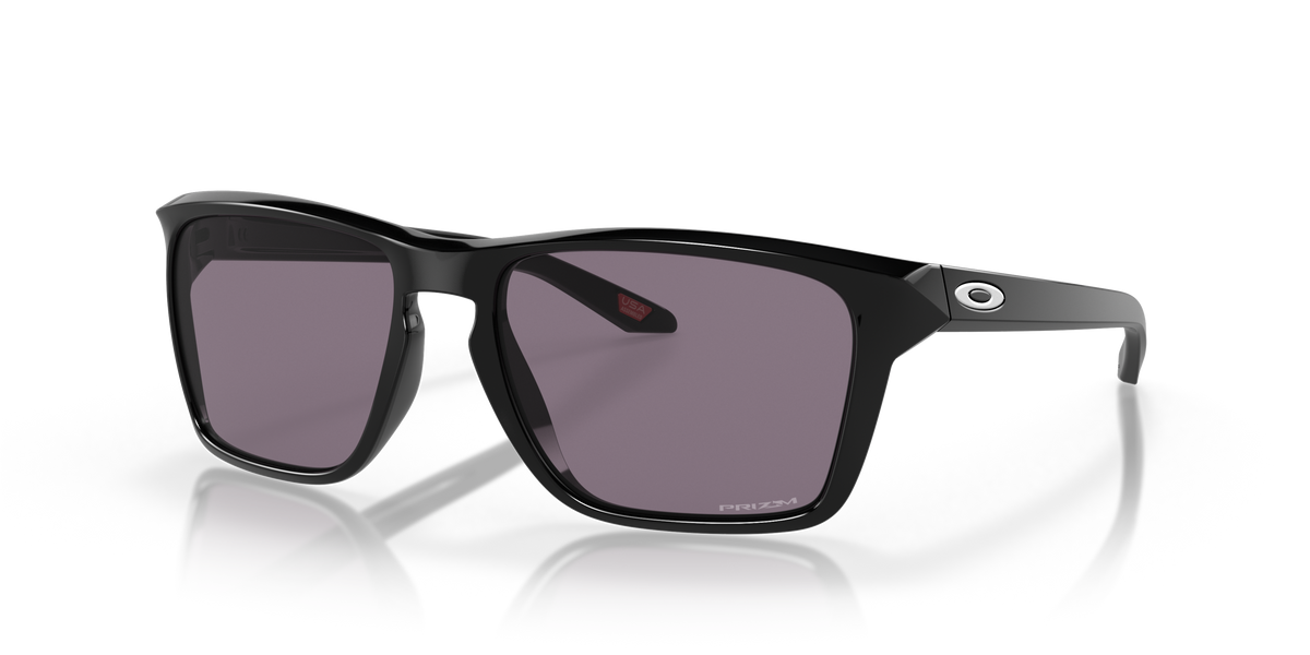 Sylas Sunglasses Polished Black - Prizm Grey Lens