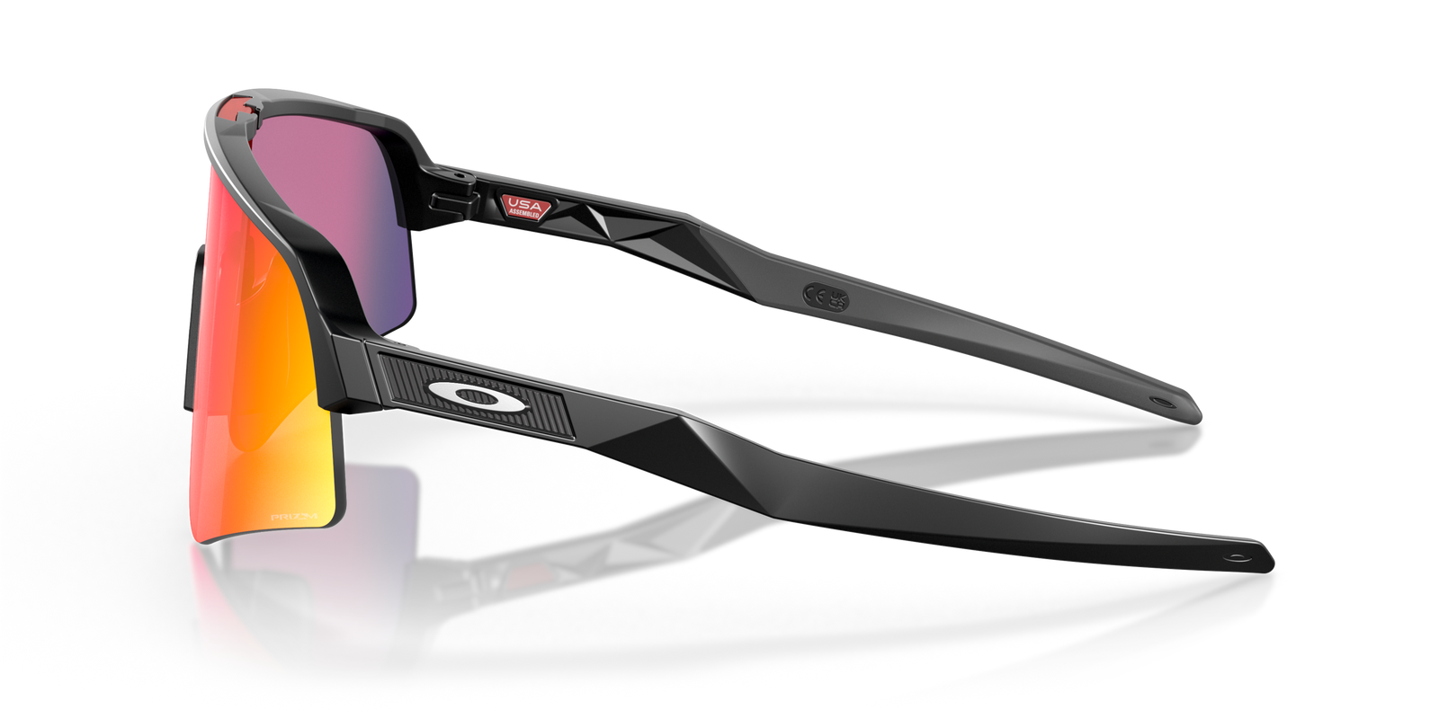 Sutro Lite Sweep Sunglasses Matte Black - Prizm Road Lens
