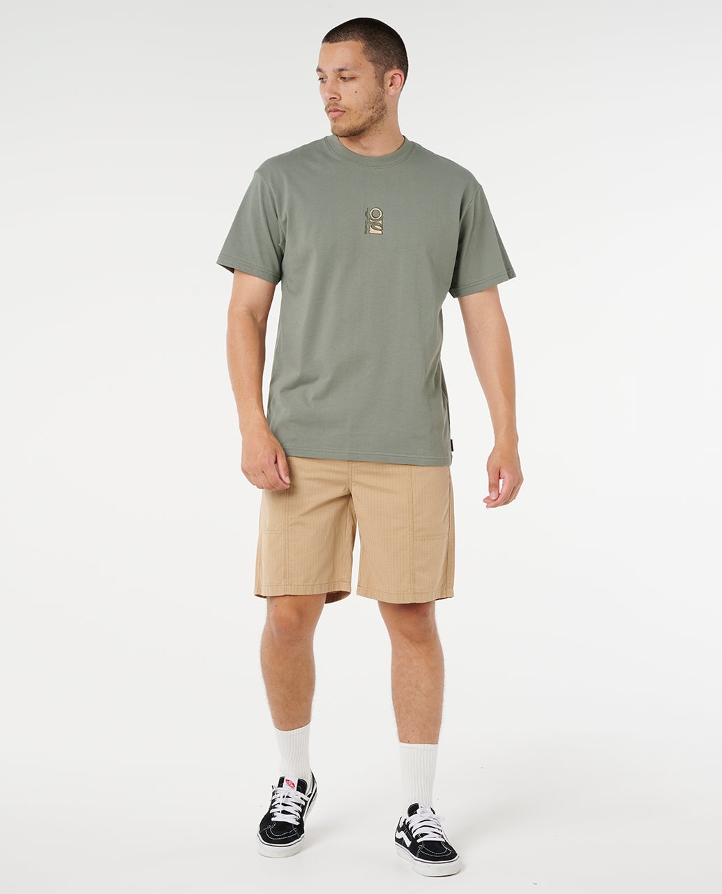 Search Stack Embroid Tee