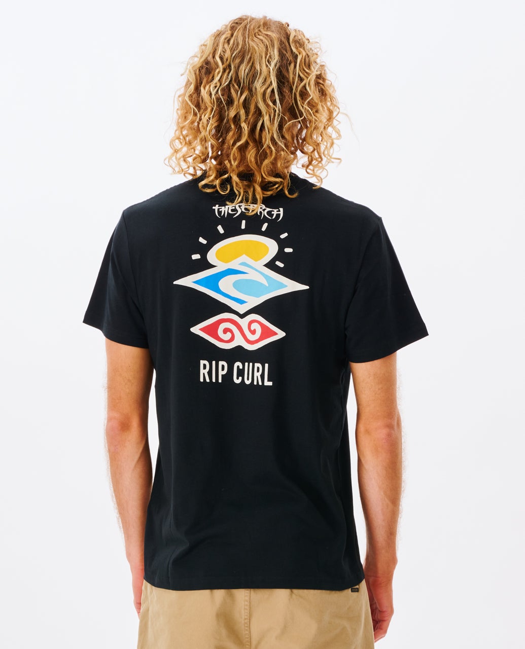Search Icon Relaxed Tee Black - Image 2