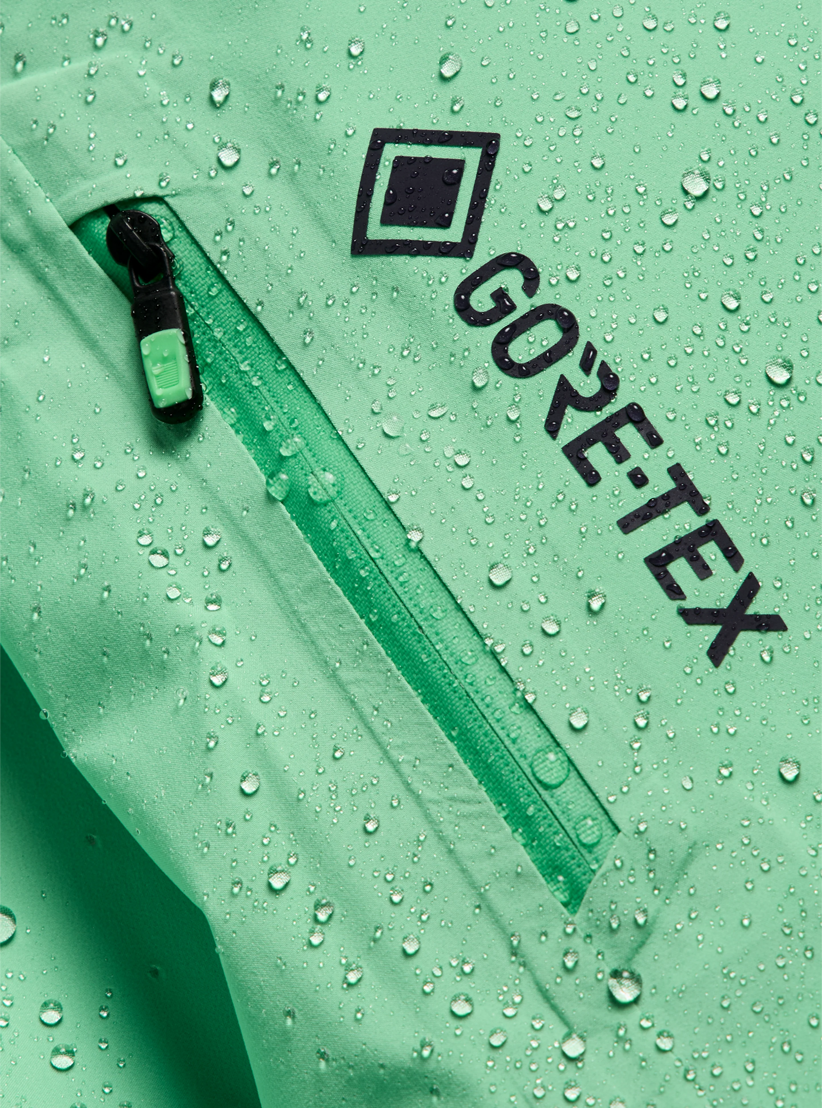 Mens [Ak] Hover Gore-Tex C-Knit 3L Stretch Jacket Green Voltage - Image 38
