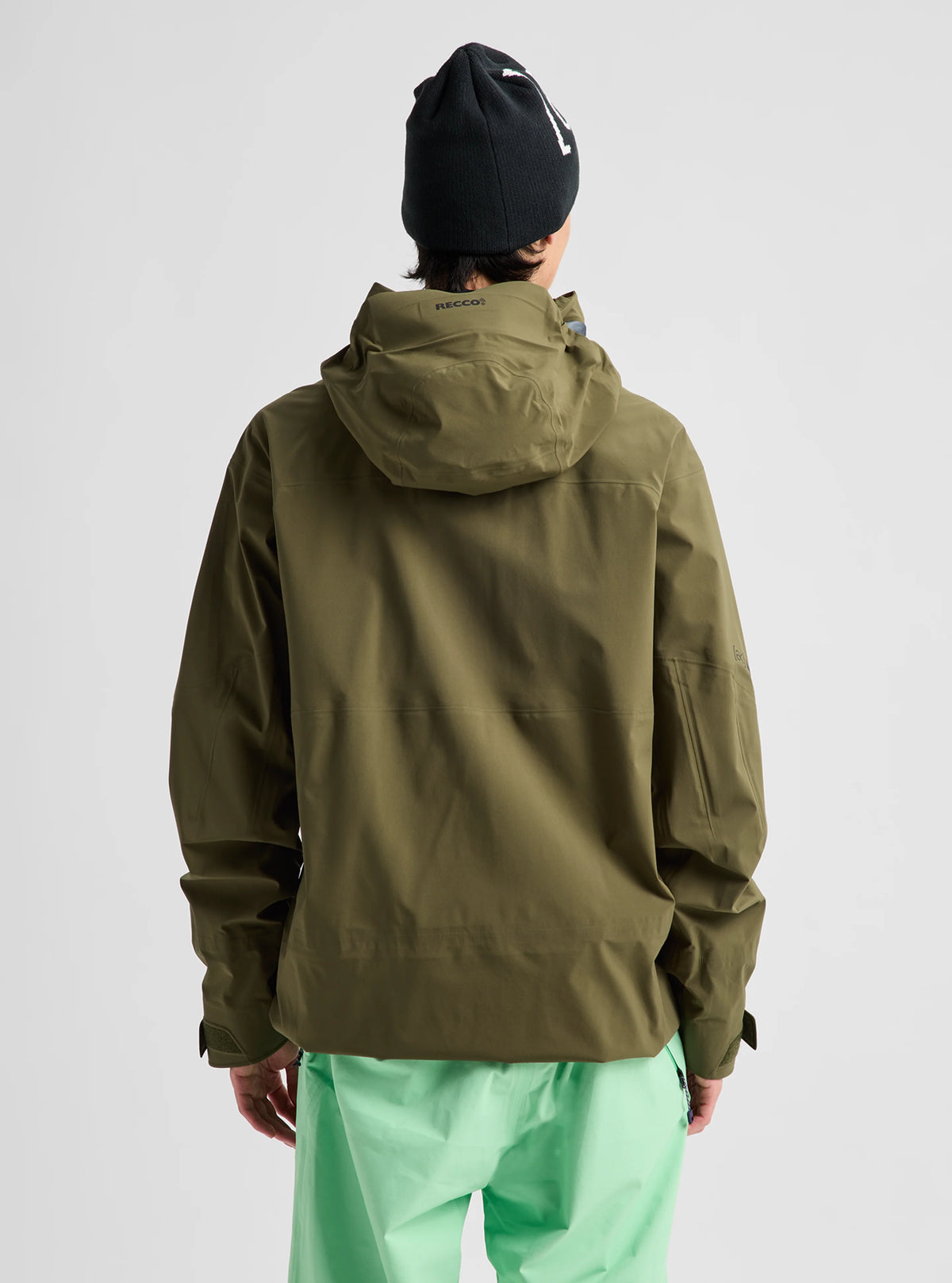 Mens [Ak] Hover Gore-Tex C-Knit 3L Stretch Jacket Dried Moss - Image 13