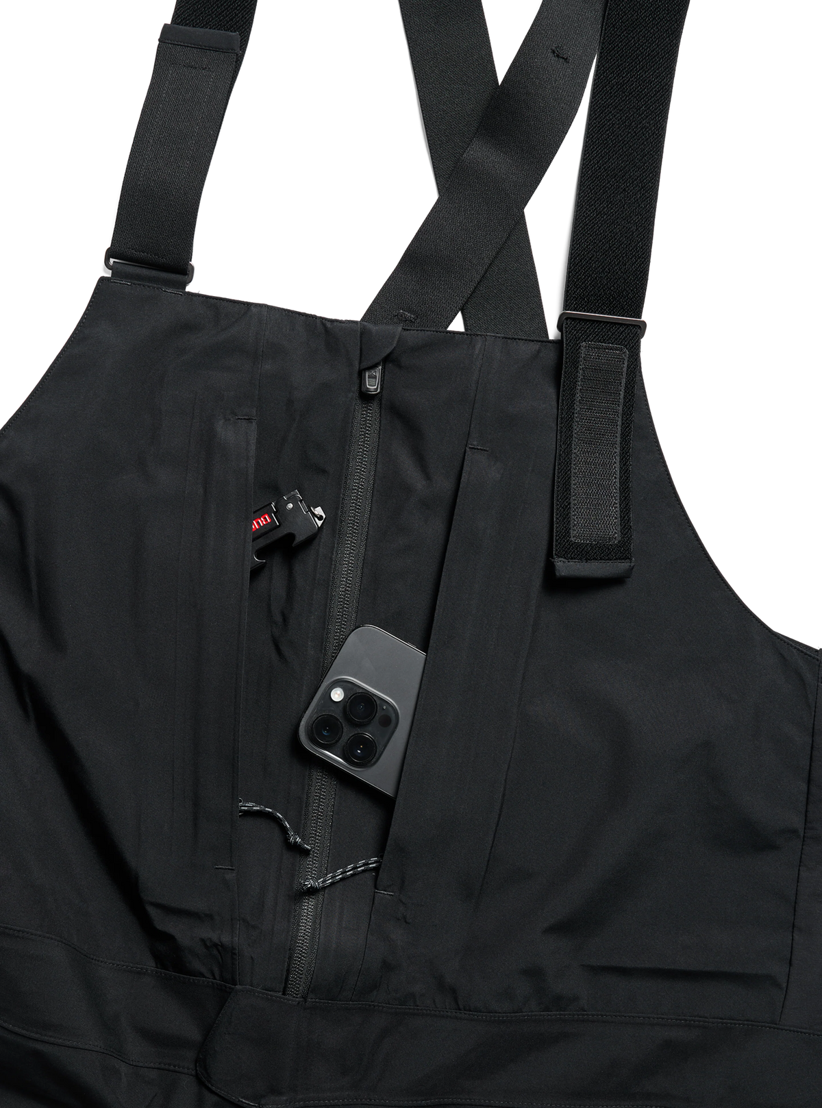 Mens [Ak] Freebird Gore‑Tex 3L Stretch Bib Pants True Black - Image 7