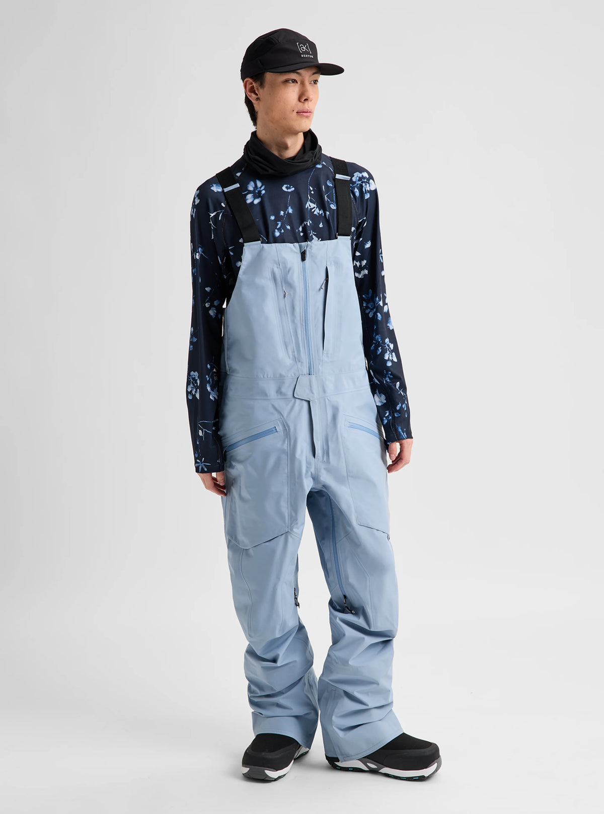 Mens [Ak] Freebird Gore‑Tex 3L Stretch Bib Pants Airstream Blue - Image 28