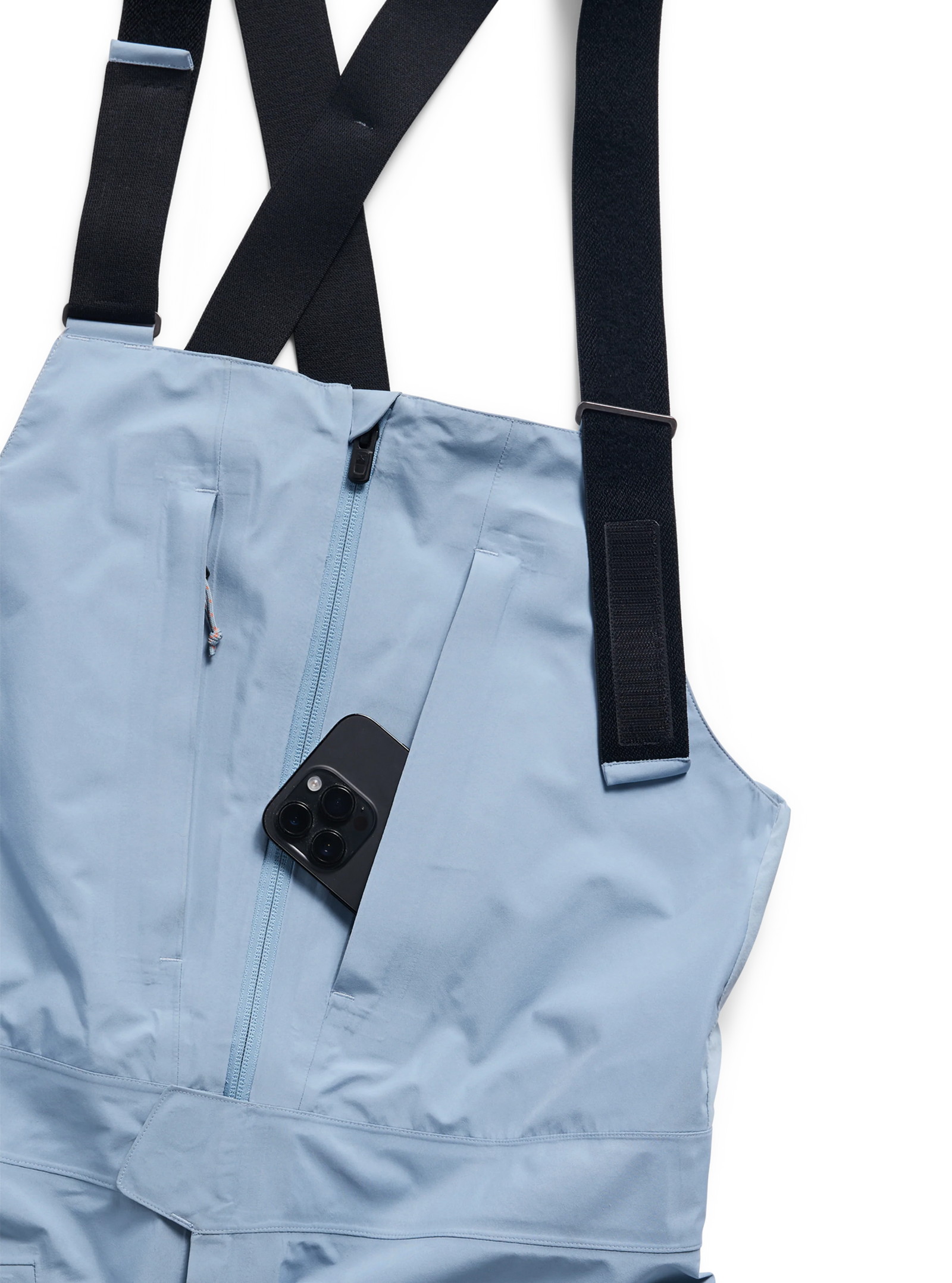 Mens [Ak] Freebird Gore‑Tex 3L Stretch Bib Pants Airstream Blue - Image 24