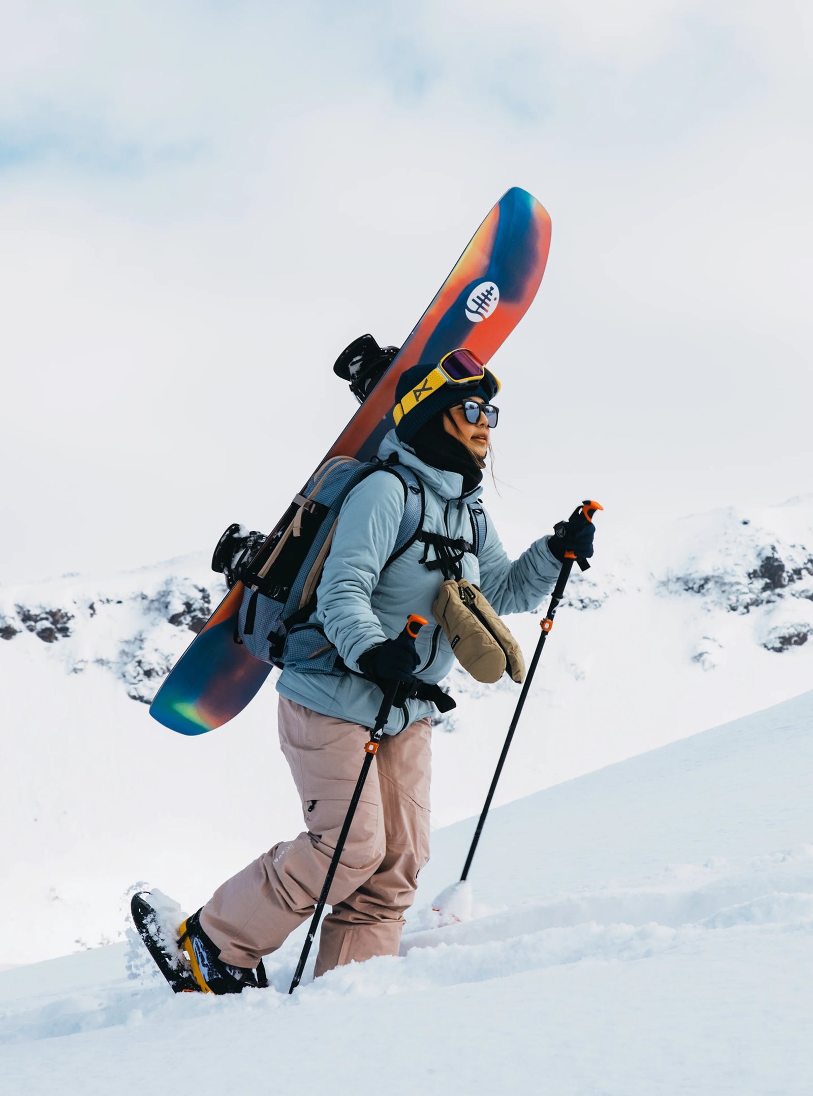 Womens [Ak] Summit Gore-Tex 2L Snowboard Pant Shadow Pink - Image 8