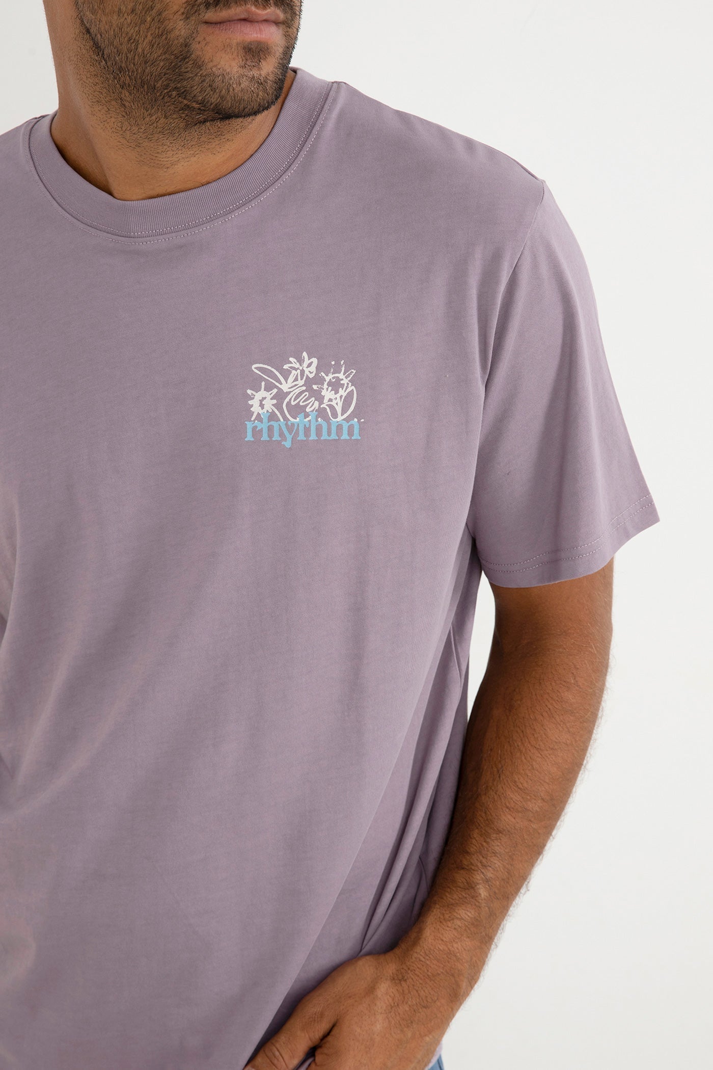 Old Growth Livin SS T-Shirt Plum - Image 4