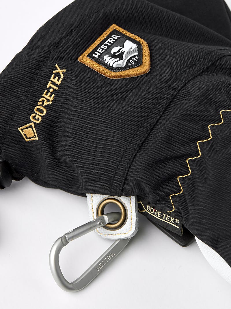 Army Leather Gore-Tex 5-finger Ski Gloves