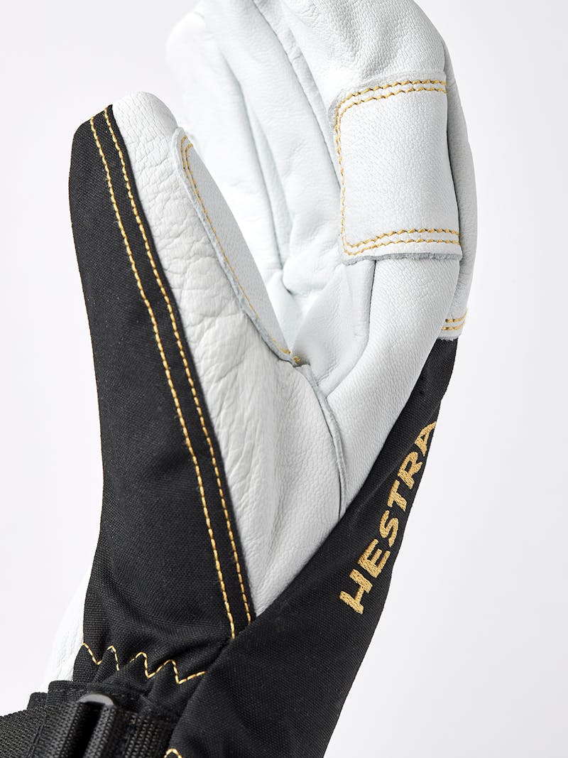 Army Leather Gore-Tex 5-finger Ski Gloves
