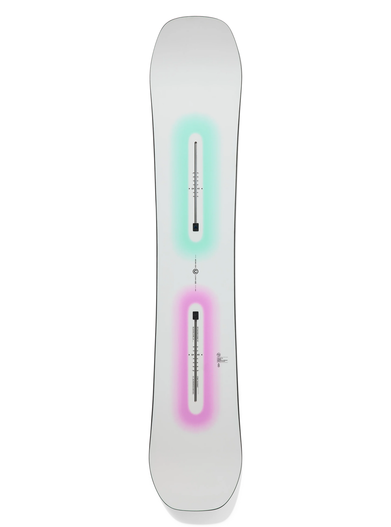 Mens Custom Camber Snowboard White - Image 2