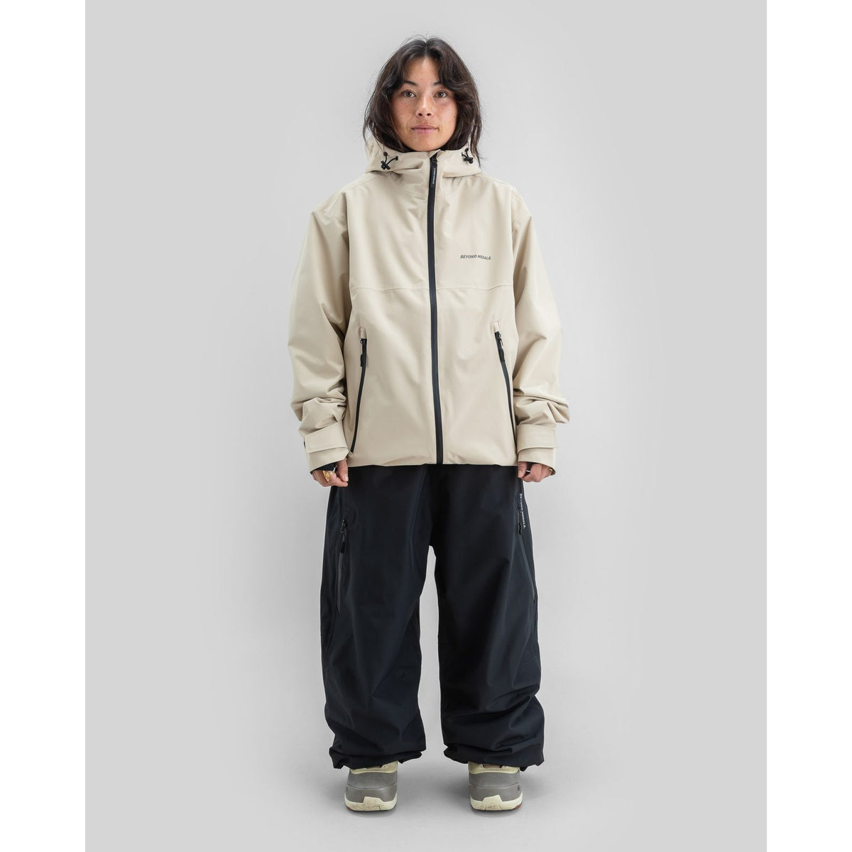 Park Snowboard Jacket 2L Beige - Image 10