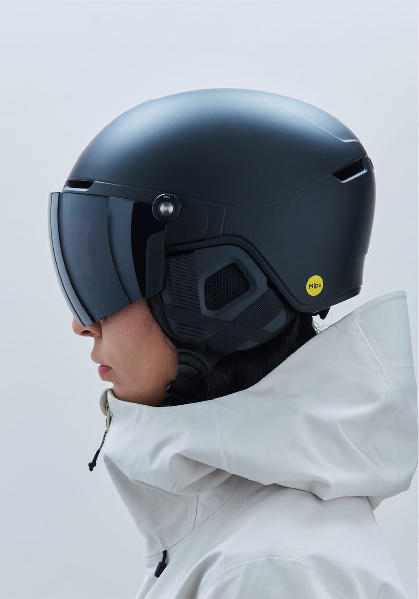 Obex Visor Snow Helmet - Sunny Grey Visor