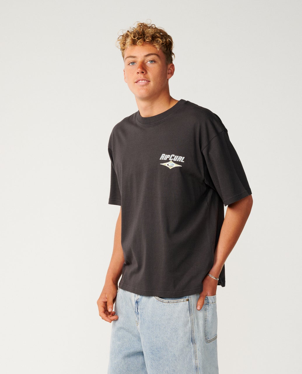 Heritage Icon Tee Washed Black - Image 1