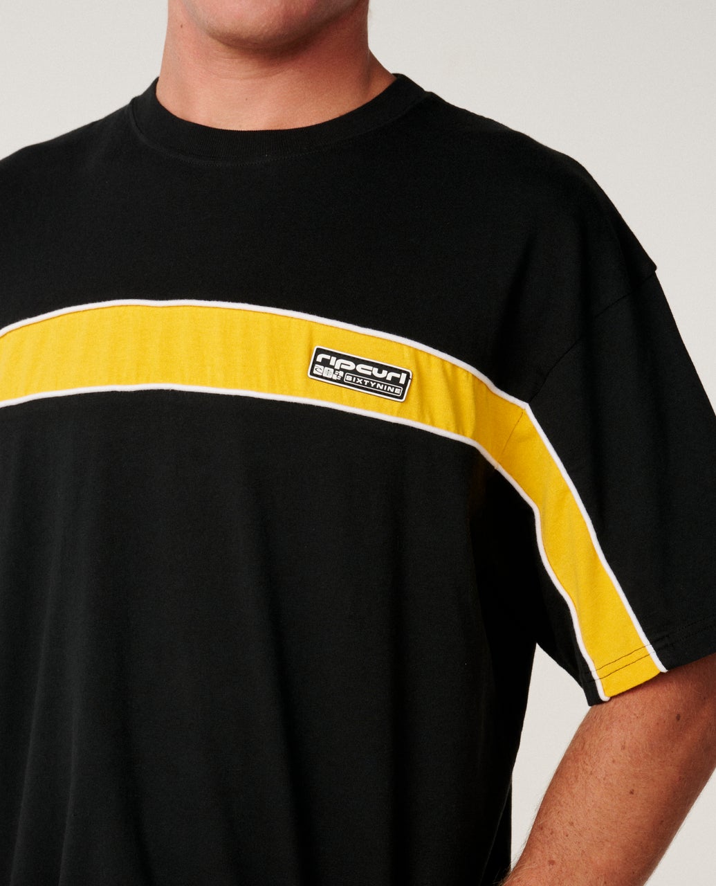 Archive 69 Panel Boxy Tee Black - Image 5