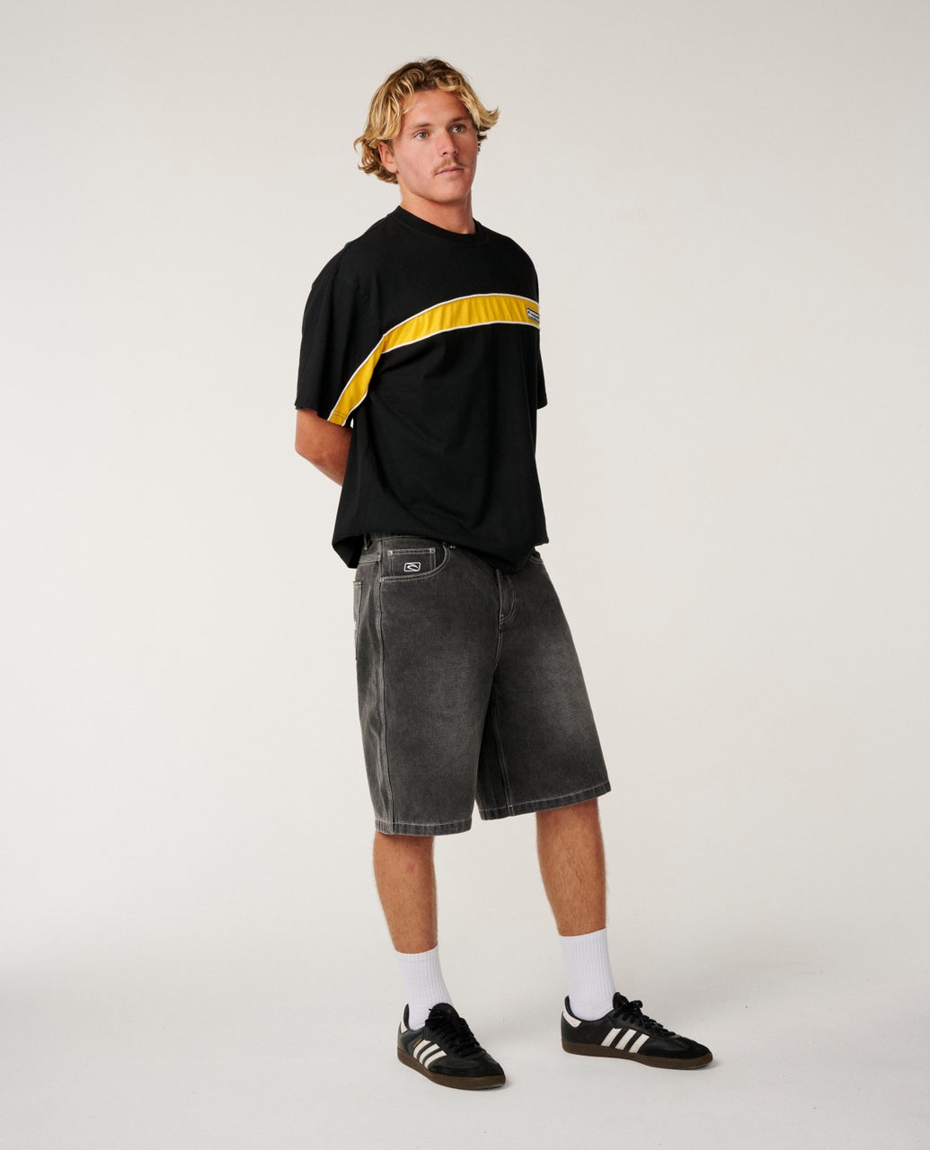 Archive 69 Panel Boxy Tee Black - Image 6