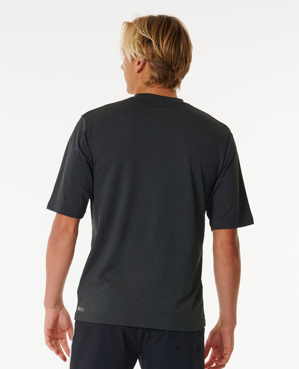 Stack UPF50 Short Sleeve Rash Vest Black Marle - Image 2