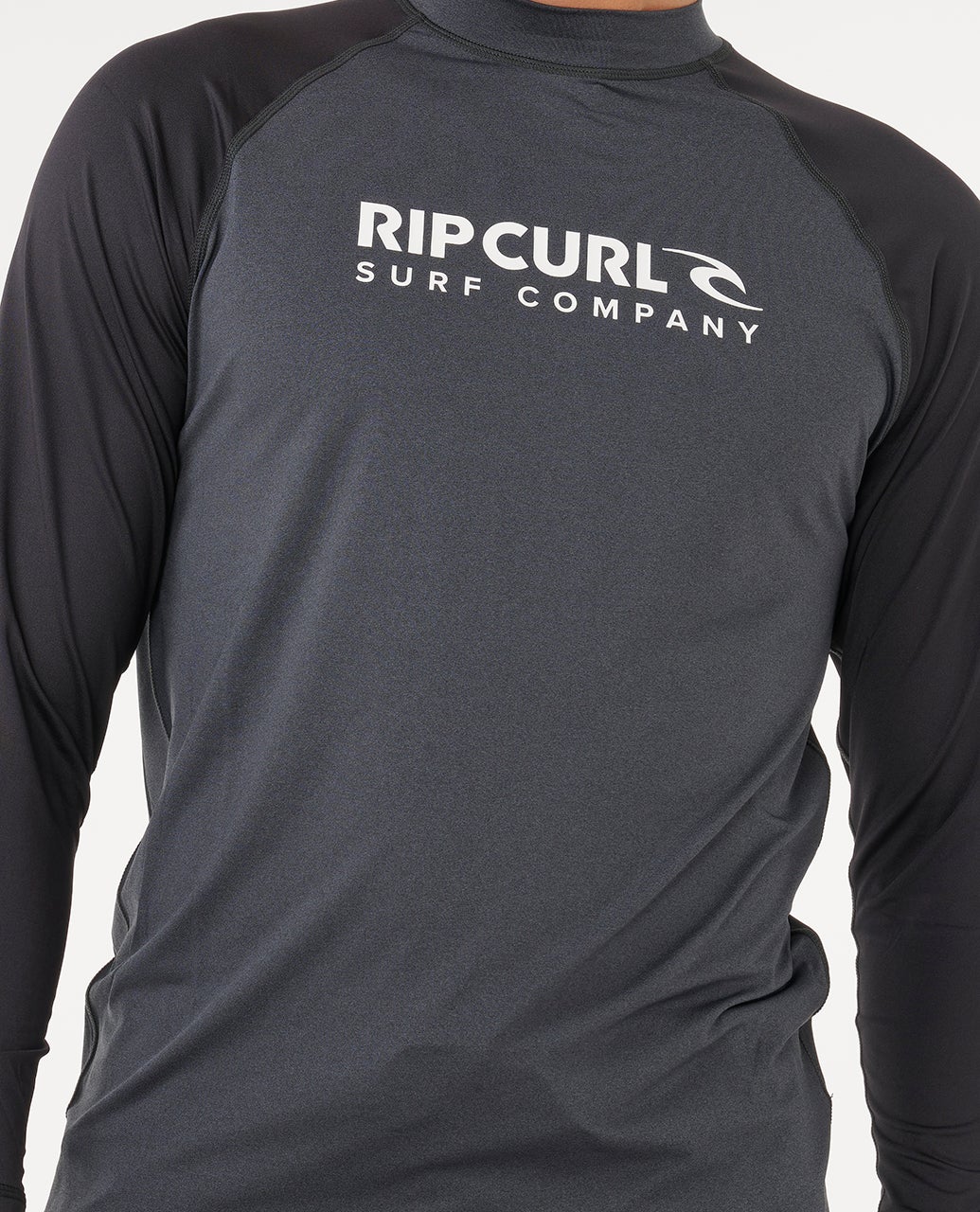 Shock UPF50 Long Sleeve Rash Vest Black Marle - Image 5