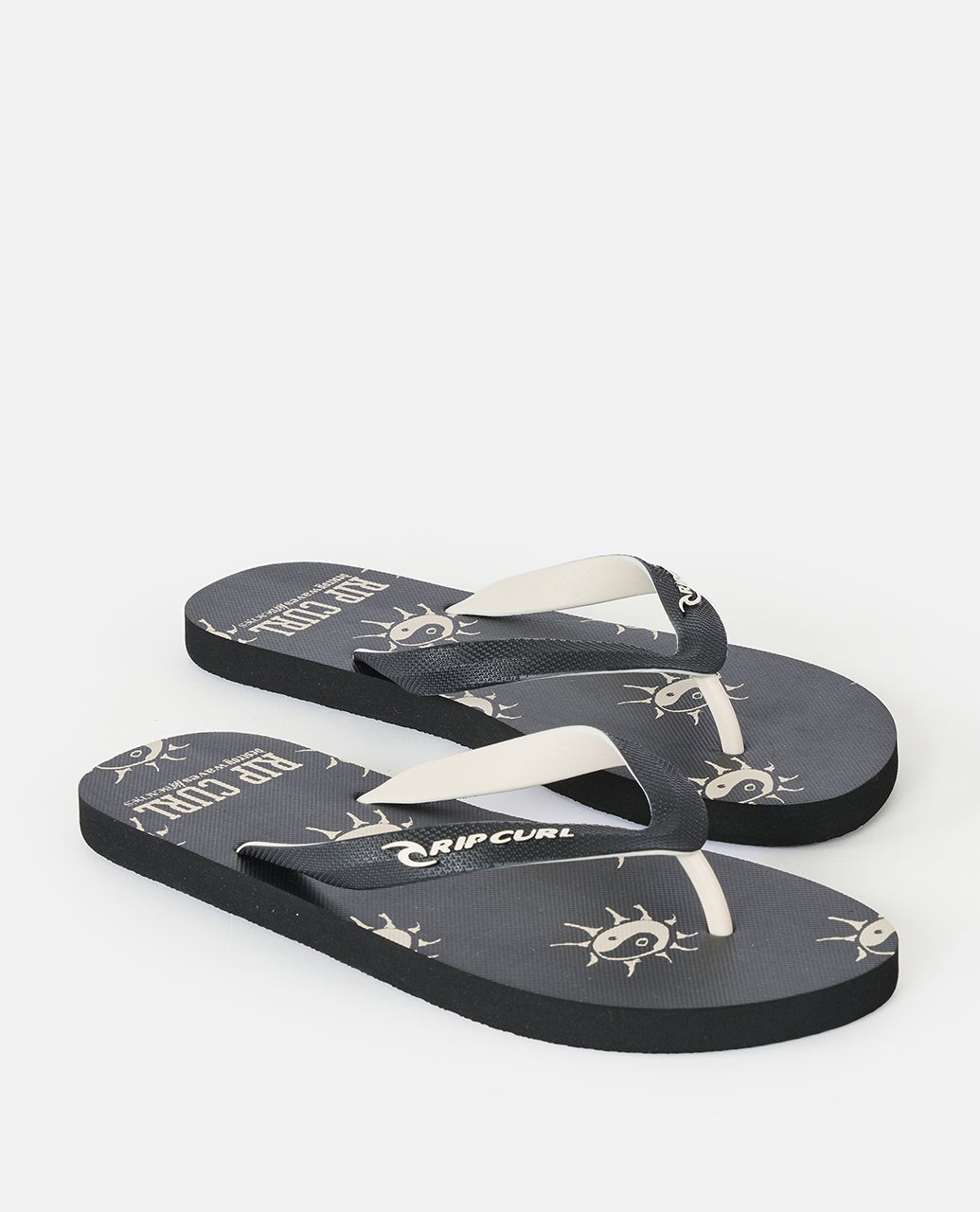 Disorder Bloom Thongs Washed Black - Image 1