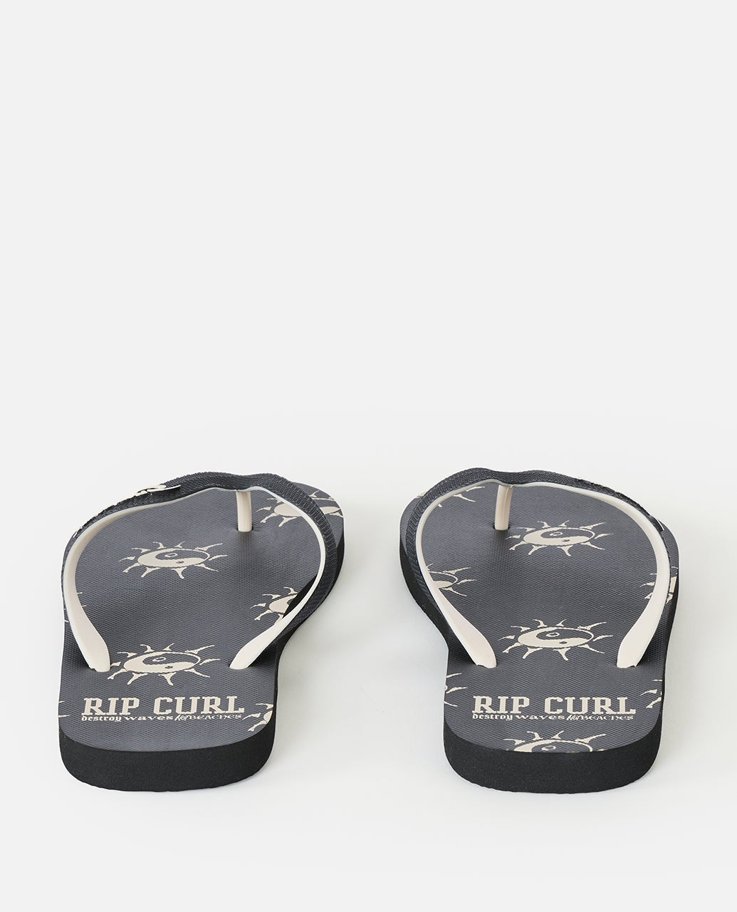 Disorder Bloom Thongs Washed Black - Image 2