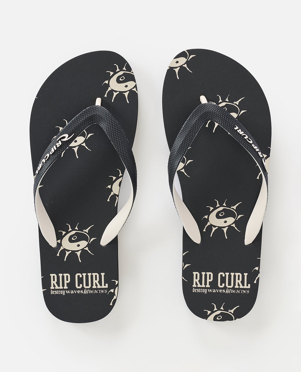 Disorder Bloom Thongs Washed Black - Image 3
