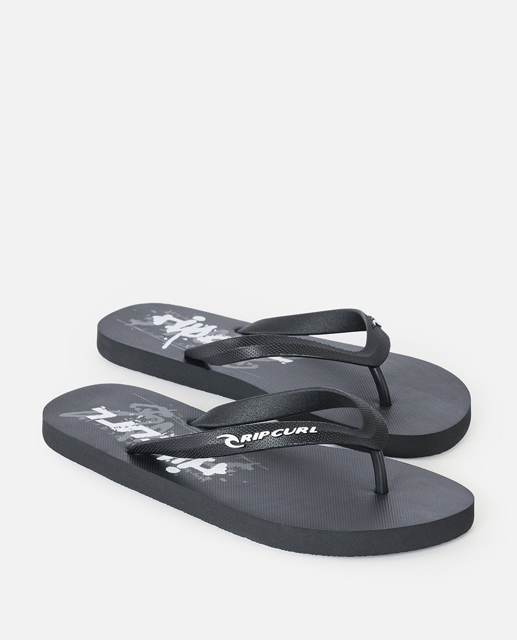 Archive Bloom Thongs Washed Black - Image 1