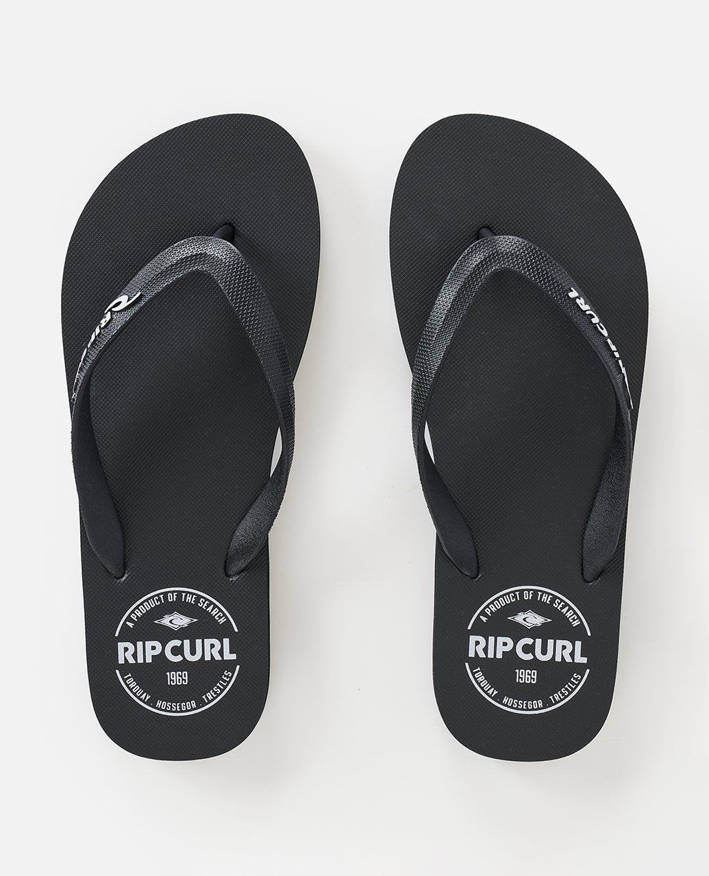 Classic Surf Bloom Thongs Black - Image 3