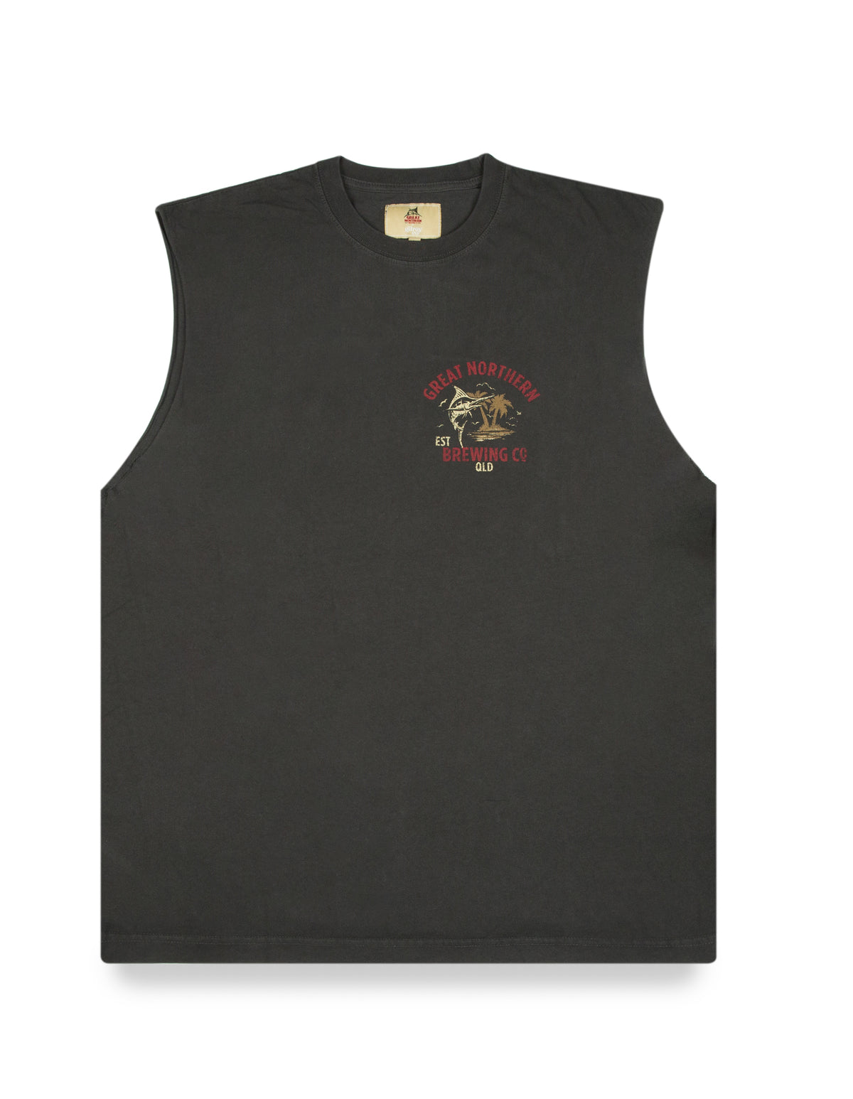 Island Time Vintage Muscle Tee - Image 1