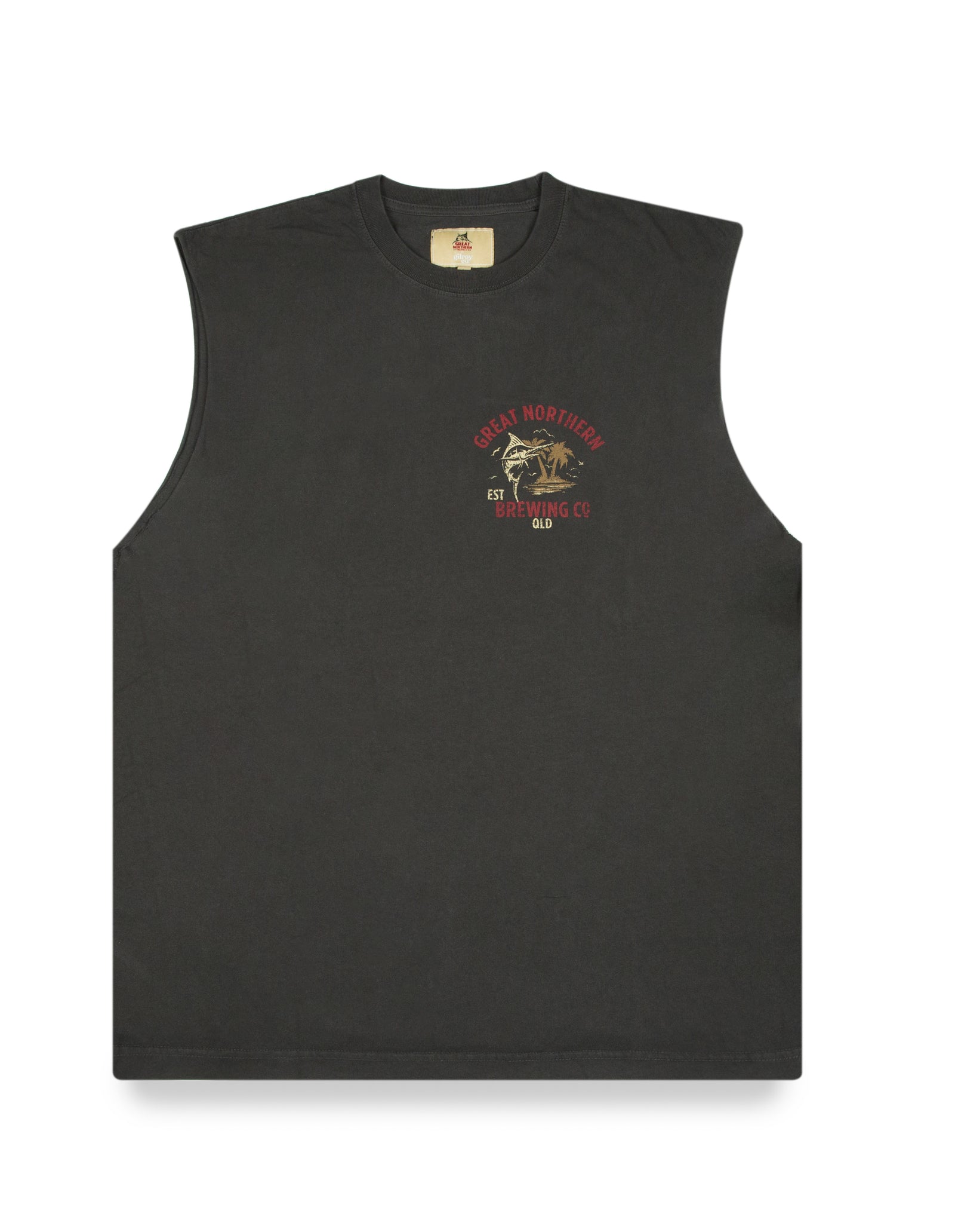 Island Time Vintage Muscle Tee - Image 1