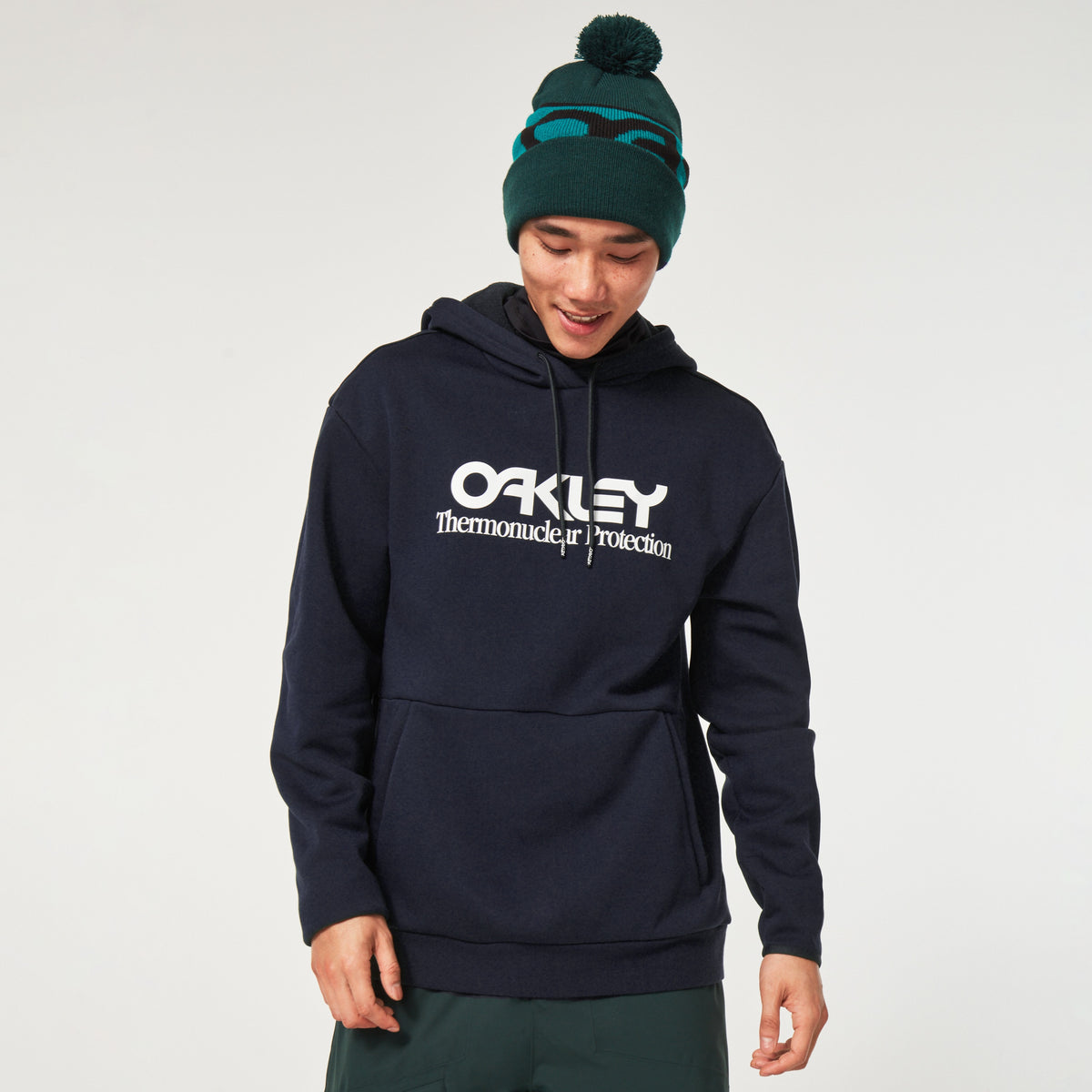Rider Long 2.0 Hoodie Black / White - Image 1