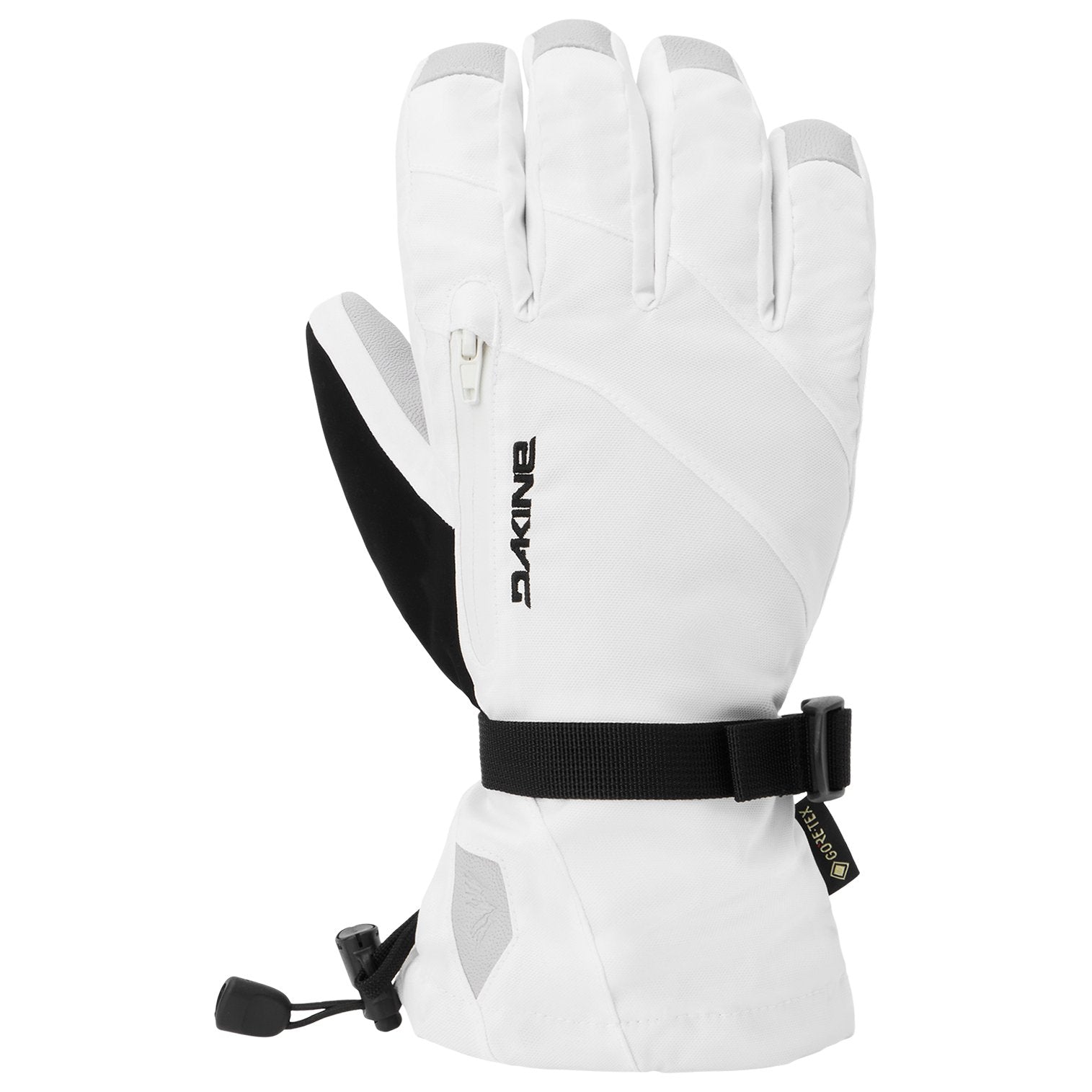 Womens Leather Sequoia 2.0 Dlx Gore-Tex Snowboard Gloves White - Image 1