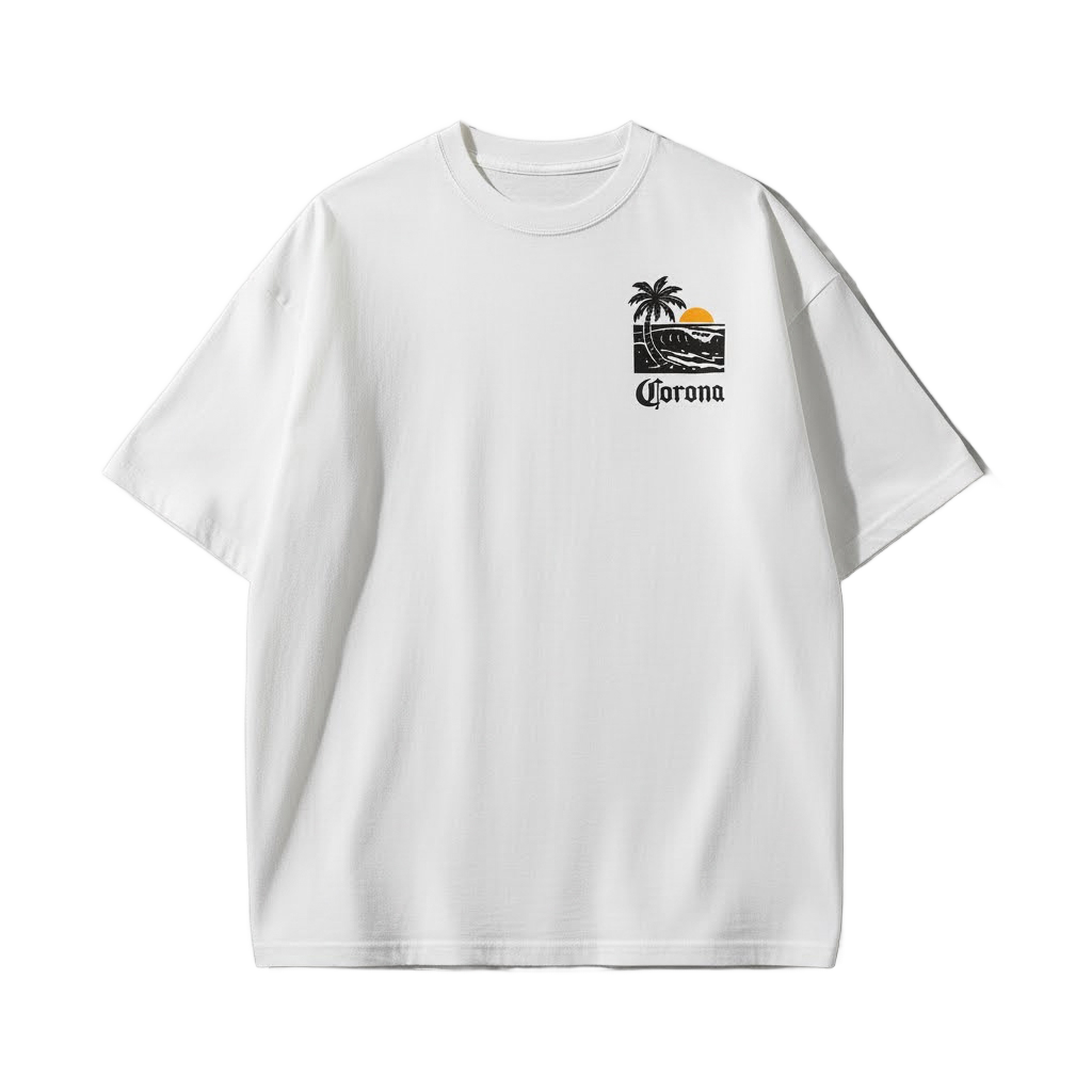 Corona Beach Time Tee - Image 1