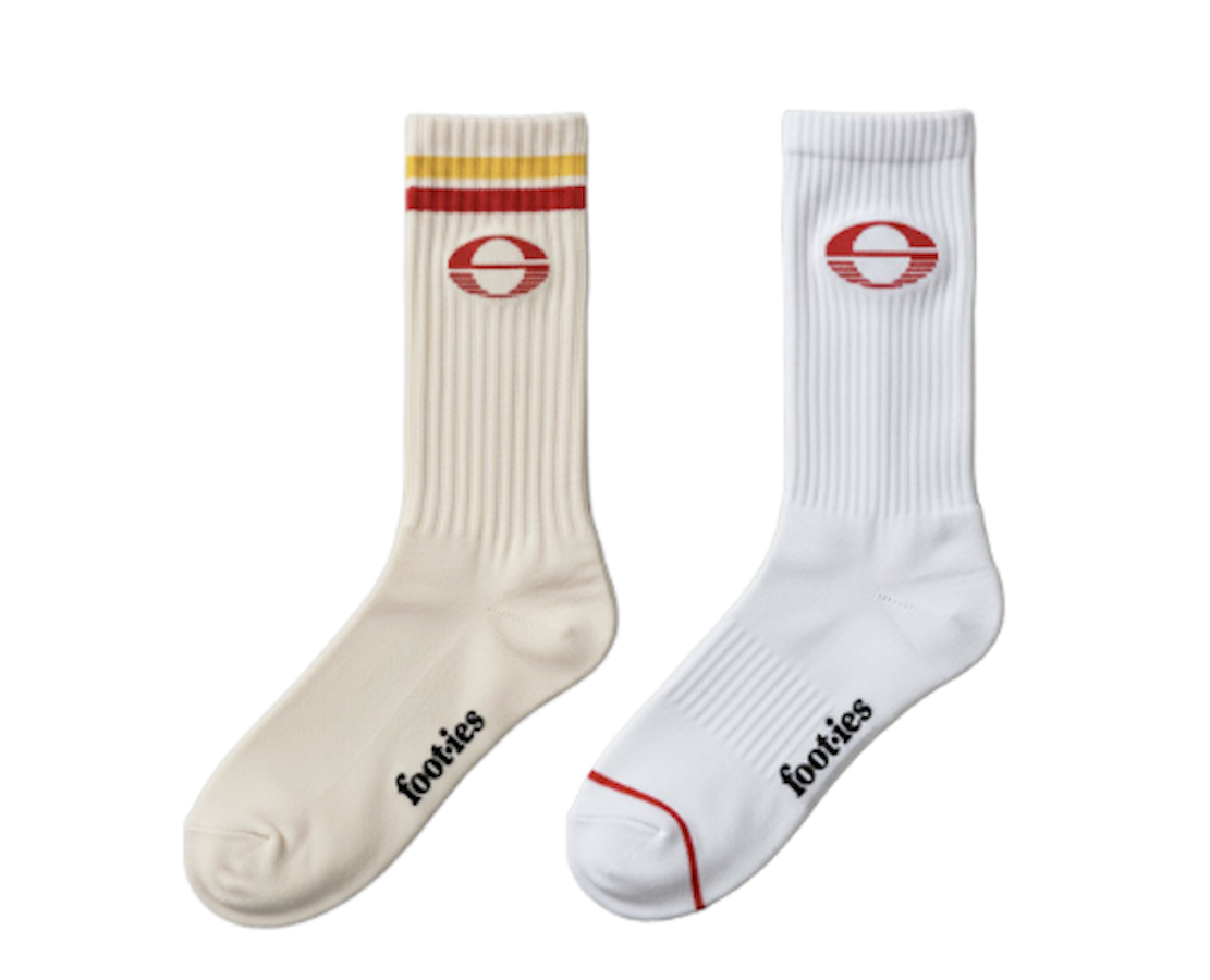 Gold Coast Suns Sneaker Socks 2 Pack - Image 1