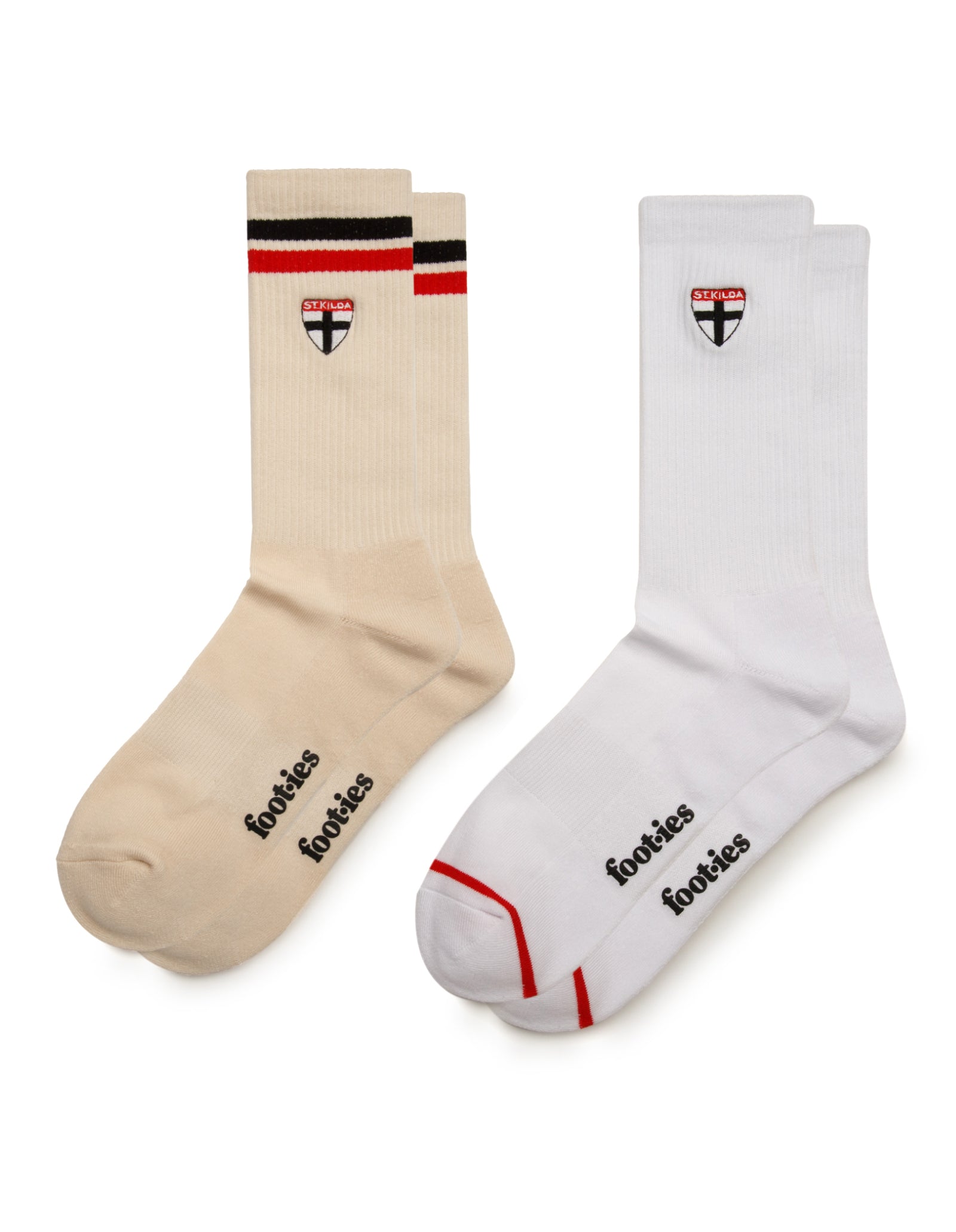 St Kilda Saints Sneaker Sock 2 Pack - Image 1