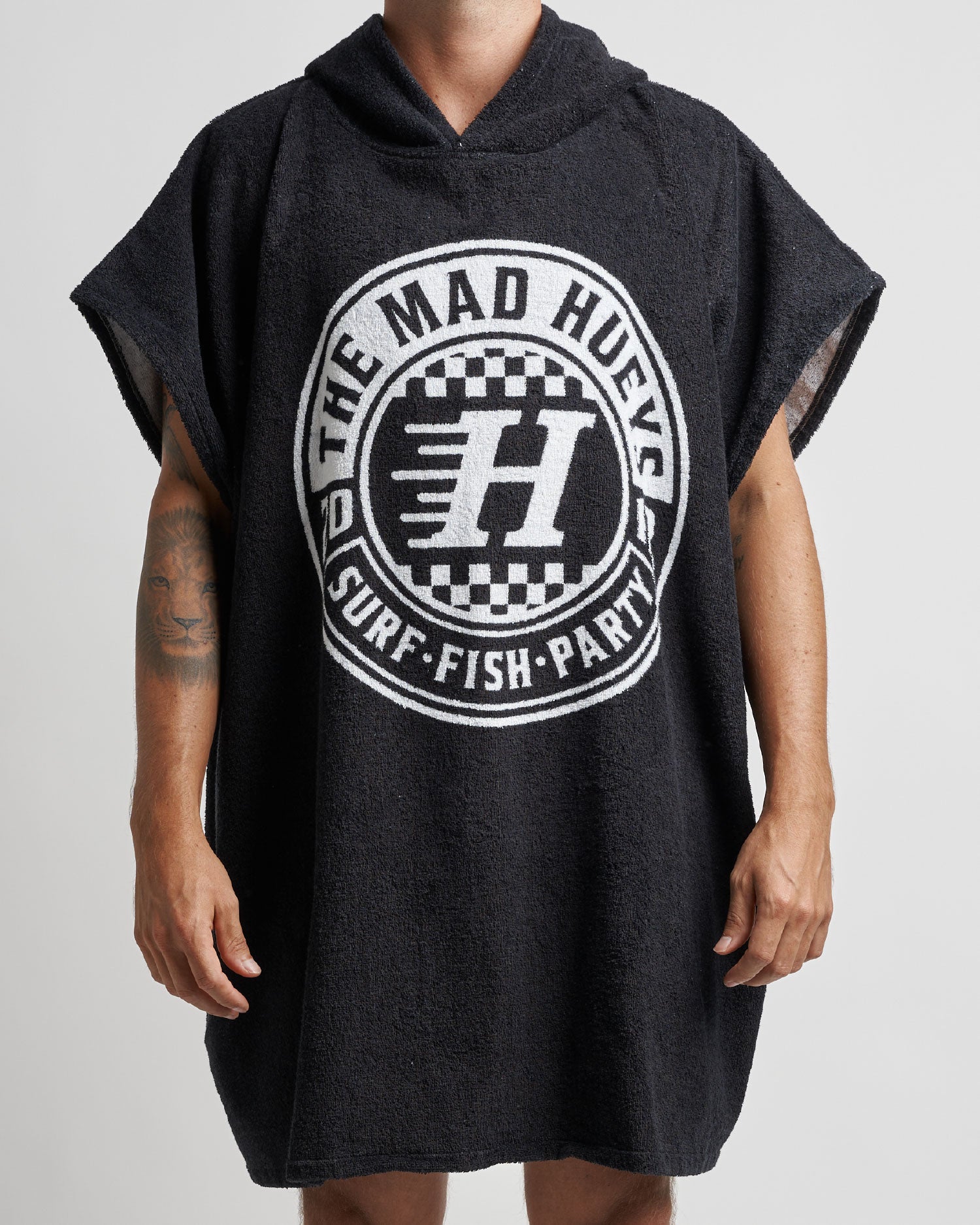 CHECKER HUEYS | HOODED TOWEL - Image 1