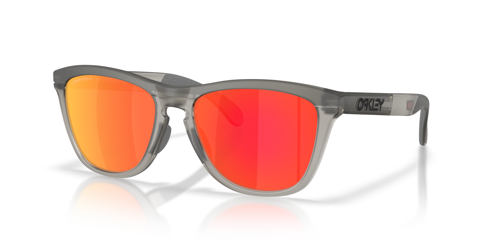 Frogskins Range XL Matte Grey Smoke/Grey Ink - Prizm Ruby - Image 1