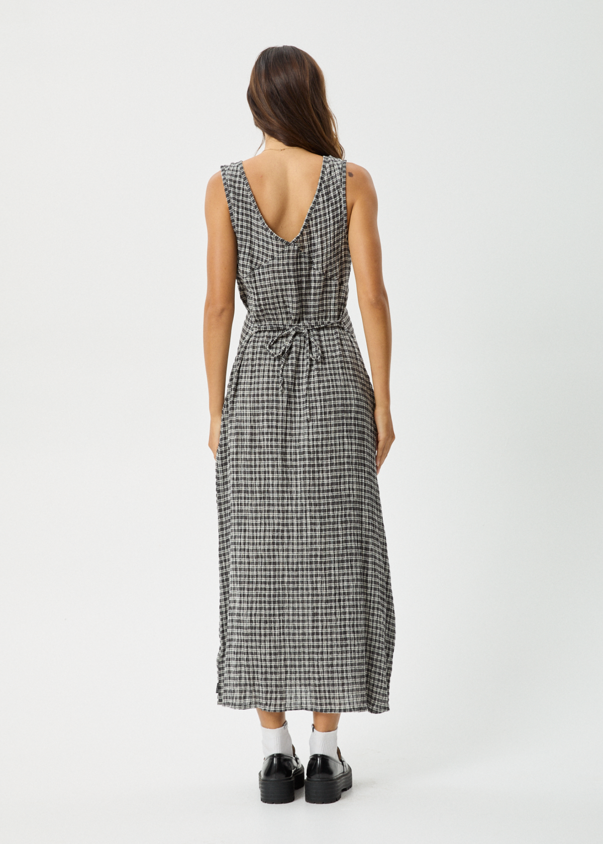 Seersucker Maxi Dress