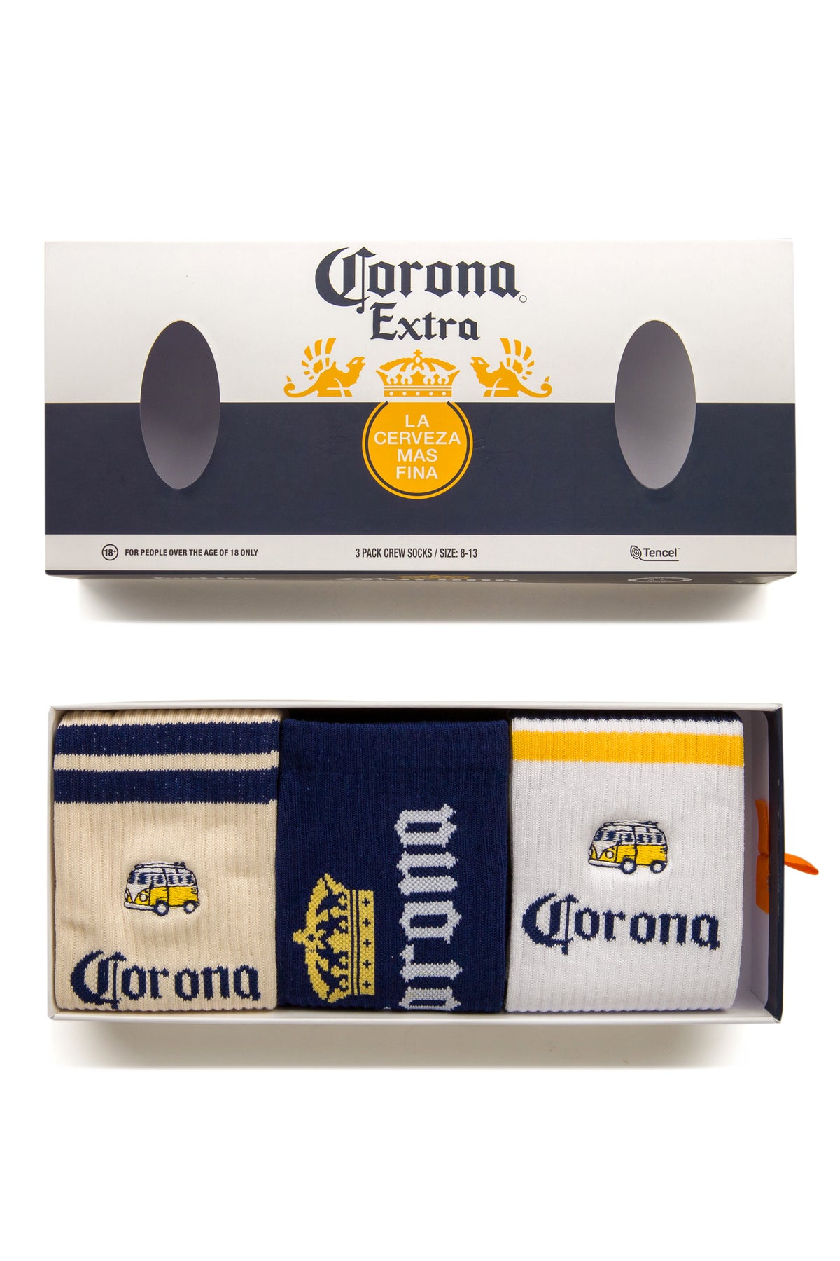 Corona Sneaker Sock 3 Pack Gift Pack - Image 1