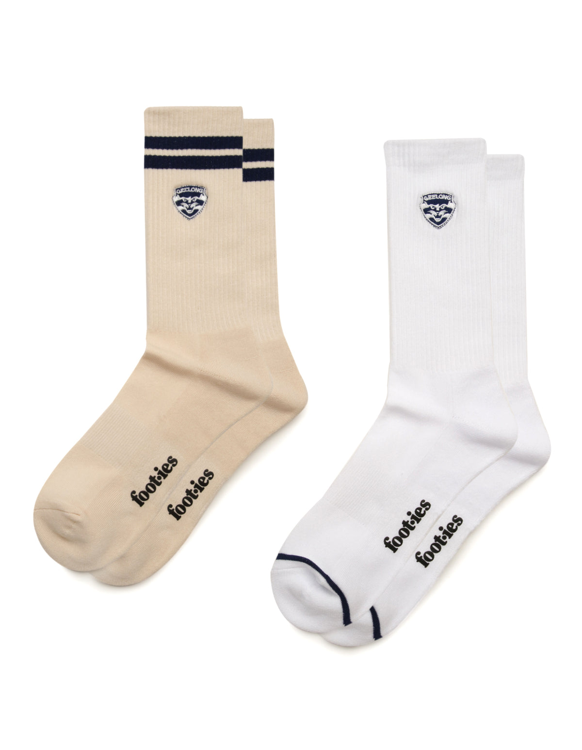Geelong Cats Sneaker Sock 2 Pack - Image 1