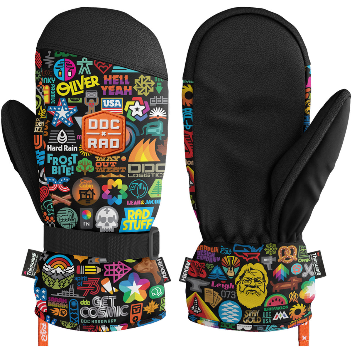Draplin Sidehit+ Snow Mitts
