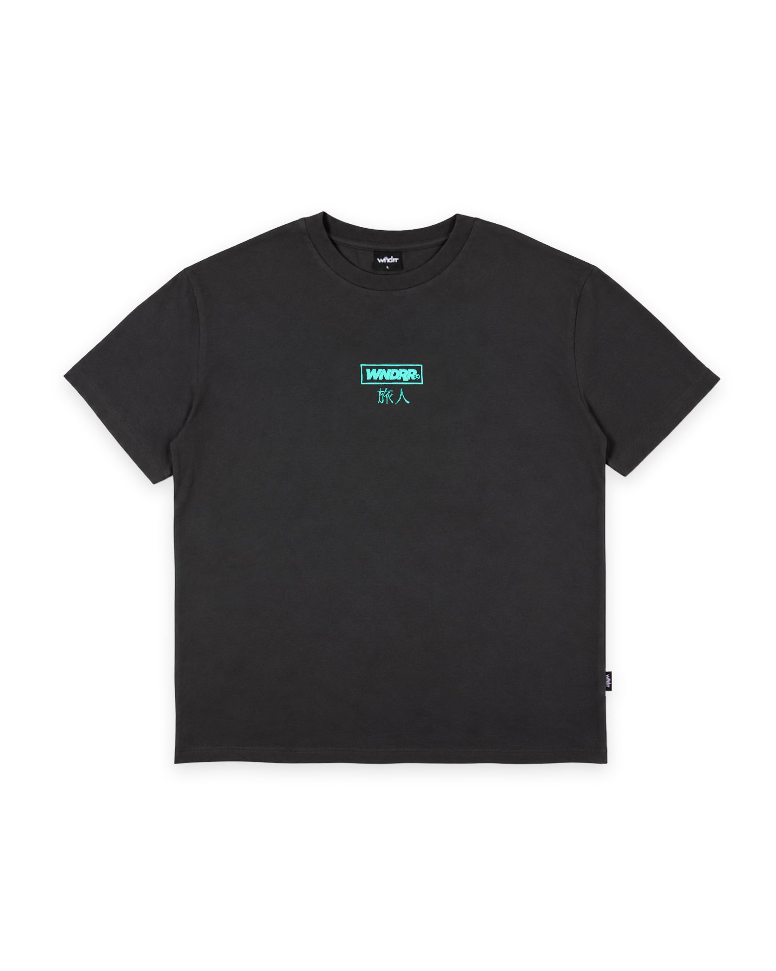 Mens SHODO BOX FIT T Shirt Faded Black - Image 3
