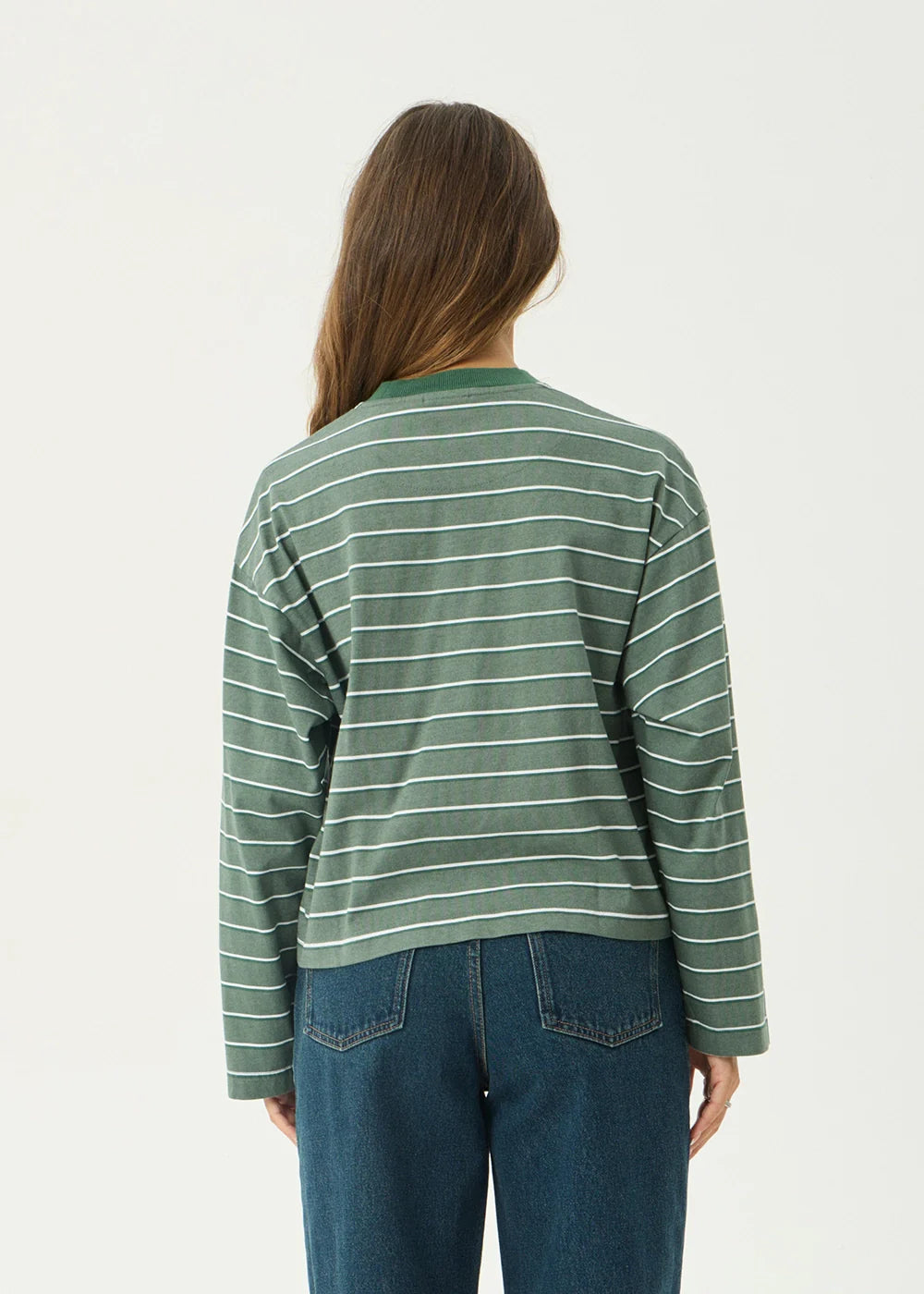 Womens Altitude Long Sleeve T Shirt Pine Stripe - Image 5
