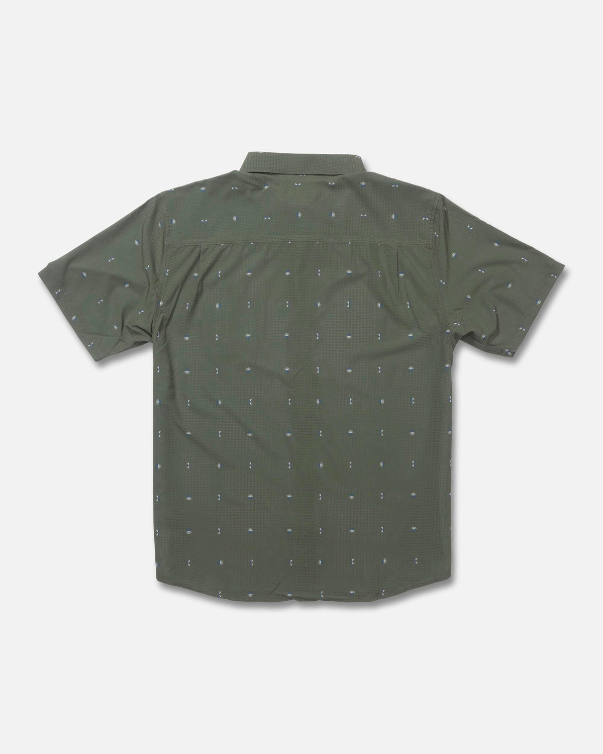 Mens Breezer Perforated Dress Shirt Four Leaf Clover - Image 2